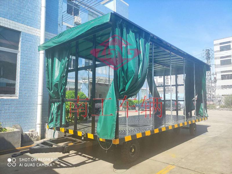 15吨雨篷双牵引英亚在线平台（中国）官网篷式工具周转拖车