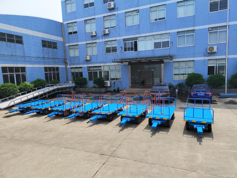 3吨无动力牵引英亚在线平台（中国）官网组前后可拆护栏