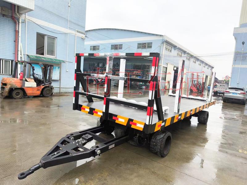 30T重型英亚在线平台（中国）官网 带活动插装立柱工具拖车